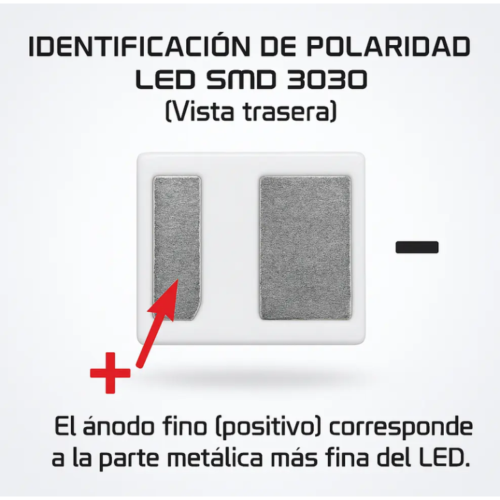 Pack de 100 LED SMD 3030 3V 1W para Backlight TV