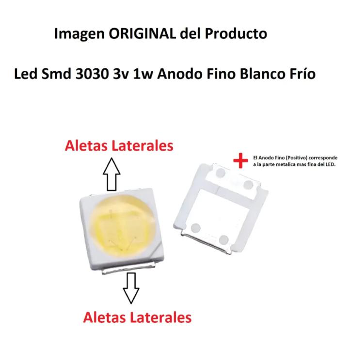 LED SMD 3030 3V 1W para reparación de Backlight TV